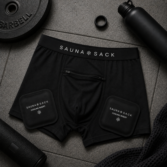 SaunaSack™ Cooling Brief | Reusable Cooling Pack Included