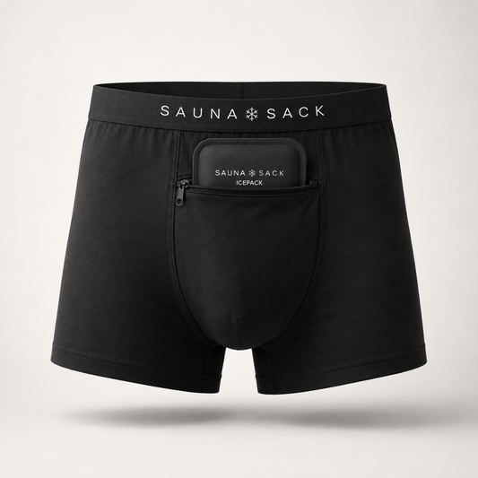 SaunaSack™ Cooling Brief | Reusable Cooling Pack Included